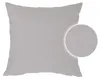 Kissenbezug 50x50 cm silber Struktur Leinenoptik Produktbild-Vorschau 2