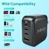 MINIX NEO P3, 100W 4-Port Turbo GaN Ladegerät 3x USB-C, 1x Produktbild-Vorschau 7