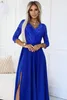 Numoco Formelle Frauenkleider Amber kornblumenblau M Produktbild-Vorschau 5
