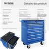 Servante d'atelier 7 tiroirs - bleu Voir les images du produit 6