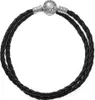 Pandora Lederarmband 35cm, zweifach gewickelt, Produktbild-Vorschau 6