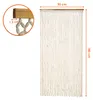 Drevené korálky záves na dvere s 31 reťazami 180 x 90 cm - Náhľad obrázku produktu 2