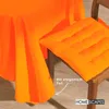HOMESCAPES Nappe orange 178 x 300 cm, 100% coton Voir les images du produit 6