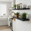 Scaffale da parete Relaxdays, bordo naturale, L x P x A: Anteprima dell’immagine prodotto 3