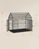 Feandrea Hundekäfig, Hundebox faltbar 120 x 72,5 x 109 cm, Produktbild-Vorschau 7