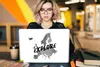 MuchoWow® Laptop Aufkleber Sticker Cover Europa-Karte in Produktbild-Vorschau 5