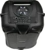 A close-up, top-down view of the control panel and top of a black portable speaker. Náhľad obrázku produktu