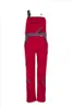 Planam Latzhose Highline Gr. 64 rot/schiefer/schwarz Produktbild-Vorschau 1
