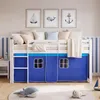 Homestyle4u Hochbett 90x200 Kinder mit Rutsche mit Produktbild-Vorschau 16