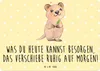 Mr. & Mrs. Panda Schild Quokka Happy DIN A5 - Gelb Pastell Produktbild-Vorschau 1