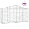 Gabionen mit Hochbogen 50 Stk 200x50x100/120cm Verzinktes Produktbild-Vorschau 1