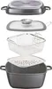 STONELINE® Multifunktions Bräter Eckig 28 cm | mit Deckel Produktbild-Vorschau 1
