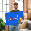 Moin Leuchtturm Fußmatte in 35x50 cm ohne Rand mit Möwe Produktbild-Vorschau 7