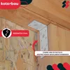 KOTARBAU® 50 ks. Úhelníková spojka 100x50x35mm pozinkovaná Náhled obrázku produktu 2