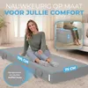 ELONEO Opklapbare matras, gastenmatras, 3-delige opvouwbare Productafbeelding-voorbeeld 2