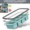 2St Silikon Gefrierform mit Deckel, BPA-frei Suppenwürfel Produktbild-Vorschau 5
