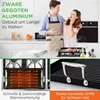 NutriChef Grillplatte,56x32cm-Plancha Grillplatte-mit Produktbild-Vorschau 2