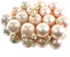 Christbaum-Mini-Kugeln Peach Pearl Ø 3,5 cm aus Glas - 16er Produktbild-Vorschau 1