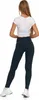 Damen Leggins Gestreift Struktur Hoch Gerade Bedeckt Produktbild-Vorschau 8