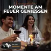 EDELFELD Premium Bioethanol Tischkamin SPARK Rund - Ruß & Produktbild-Vorschau 4