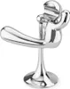 A chrome-plated bottle opener shaped like a rodeo rider on a stand. Náhľad obrázku produktu