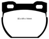 EBC Greenstuff Bremsbeläge hinten EBC103374 für Land Rover Produktbild-Vorschau 2