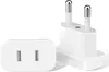 INF Adaptateur de Voyage Européen Standard Blanc 4.0mm Voir les images du produit 1
