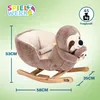 DEUBA® Bradipo di Peluche a Dondolo in Legno con Suoni Anteprima dell’immagine prodotto 5