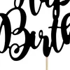 Topper na tort Happy Birthday czarny, 22,5cm Podgląd zdjęcia produktu 10