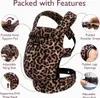 Momcozy Babytrage aus Baumwolle, Leopard Produktbild-Vorschau 2