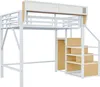 Sweiko Hochbett 140x200 mit Sicherheitsleiter und flexiblem Produktbild-Vorschau 7