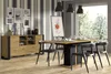 A dining room with a sideboard and a dining table with chairs. Náhled obrázku produktu