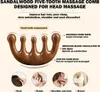 Kopfhautmassagegerät aus Holz – handgefertigter breiter Produktbild-Vorschau 3