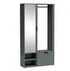 AX LIVING Garderobe Flur Milanoir 100cm mit Spiegel Modern Produktbild-Vorschau 1