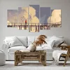 Bild auf Leinwand - Leinwandbild - Wolken Brücke Vögel Produktbild-Vorschau 6