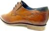 Side view of a brown leather shoe. Produktbild-Vorschau