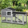 Pawhut, hok voor kleine dieren met 6 wielen, model D51-314 Productafbeelding-voorbeeld 2