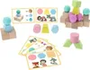 O! Junior Stripe Bloky - Bobríci A Medvedík Drevená Hračka Náhľad obrázku produktu 3