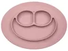 EZPZ Mini Mat – 2-in-1 Silicone Plate – Pastel Pink Produktbild-Vorschau 2