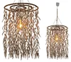 Näve E27 Pendelleuchte KOKOS Ø40cm beige 6122911 Produktbild-Vorschau 2