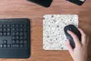 MuchoWow® Mauspad Mousepad Design - Winter - Schwarz - Weiß Produktbild-Vorschau 5