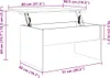 vidaXL Tavolino da salotto Nero 80x50,5x41,5 cm in Anteprima dell’immagine prodotto 8