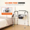 Sedia da comodo VEVOR Sedia da notte con sedile e braccioli Anteprima dell’immagine prodotto 6