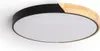 LED Deckenleuchte 36W Rund Holz und Aluminium Ø500 mm CCT Produktbild-Vorschau 1