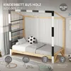 ML-Design Kinderbett Fußballtor 80x160 cm mit Matratze Produktbild-Vorschau 2
