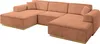 ALTDECOR Ecksofa in U-Form IREA-U1-v2 301x165x80 cm Apricot Produktbild-Vorschau 2