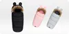 Three baby sleeping bags are displayed against a light gray background. Náhled obrázku produktu
