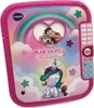 A pink VTech Kidi Secrets electronic diary with a unicorn and rainbow design, featuring a photo frame with a girl and a dog. Anteprima dell’immagine prodotto