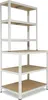 shelfplaza HOME 190x100x60cm Workshop Shelf v bílá Náhled obrázku produktu 1
