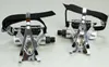 Rennrad Fahrrad Pedale mit Käfig und Schlaufen Schwarzer Produktbild-Vorschau 4